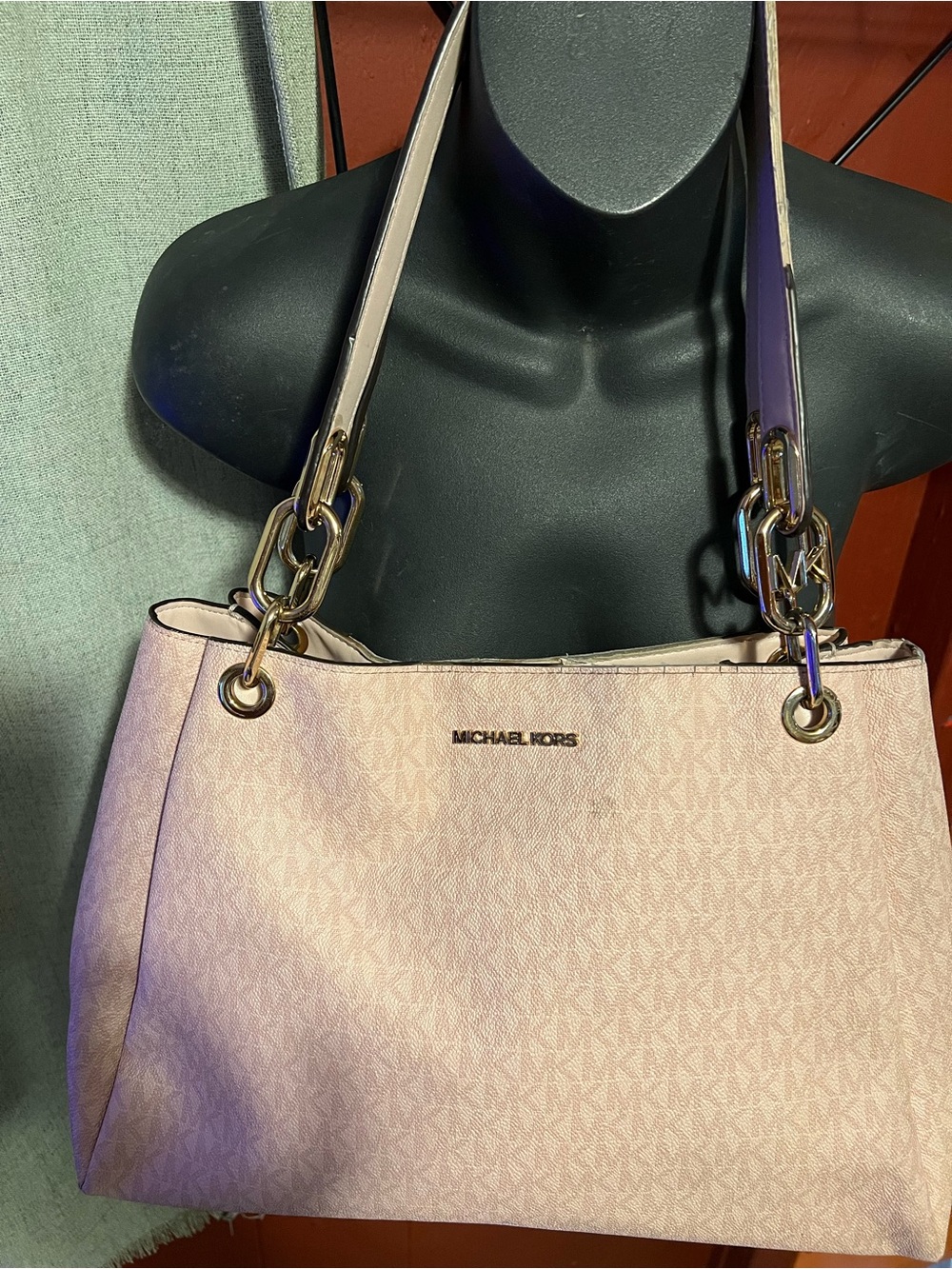 Michael Kors Blush Pink Signature Shoulder Bag